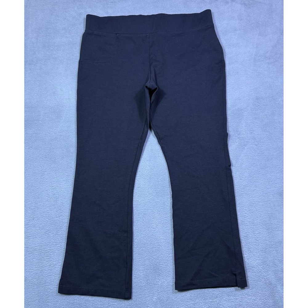 American Giant Leggings Womens 14 (31x24) Black Crop Stretch Athleisure Normcore